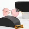 Topp solglasögon Polaroid Lens Designer Womens Mens Goggle Senior Eyewear For Women Eyeglasses Frame Vintage Metal Sun Glasögon med Box Jing Ru 940