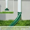 Reels Gutter Downspout Extensions Drain Rain Gutter With Cable Ties Garden Accessories For Automatic Water Drainage Fits Standard