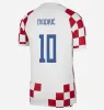 Euro Kupa Futbol Forması Yeni 2024 Hırvat Milli Takımı 24 25 Futbol Gömlek Çocuk Kiti Eve Beyaz Uzak Mavi Erkekler Tekdüzen Perisic Modric Modric Kovacic Pasalic