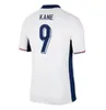 Inglaterra 2024 Bellingham Jerseys Sterling Rashford Mount Grealish Foden Saka pré-partida 24 25 Kane Fams Player Futebol Shirts Men Kit Kit Uniformes Size S-4xl