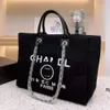 CC Luxury Bags Letter Totes Handbag Fashion Canvas Bag Womens Tote Brand Ch Female Embroidered Designer Handbags Ladies Shopping Cross Body Backpack OCN9