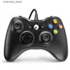 وحدة التحكم في اللعبة joysticks USB wired gamepad for Xbox 360 Console Joypad للفوز 7/8/10 PC Controller Controller Mando Game for Xbox 360 Accessories240322