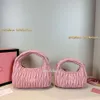 24ss poignée supérieure plissée sac sous les bras sac à bandoulière sacs à bandoulière femmes sacs sac de créateur en cuir véritable errer sac à main sacs de soirée de mode