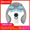 Massera nackkudde Mingzhen Electric Neck Massager Pulse Finger Pressing Pain Relief Tool Health Care Relaxation Cervical Vertebra Physioterapy 240322