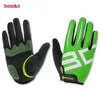 Cykelhandskar BOODUN Män Kvinnor Cykelhandskar Full Finger Gel Motocycle MTB Road Bike Bicycle Riding Mantens Gants Velo Guantes Luva Ciclismo 240322