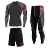Men's Thermal Underwear 2024 Top Quality Clothing Compression Men Sets Sweat Quick Drying Sportswear