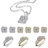 Klusterringar lyxiga franska smycken chans att älska kvinnor ring 925 sterling silver halsband mode mauboussin örhängen armband