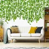 Faux Floral Greenery Green Ivy Leaf slinger hangende planten