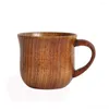 Tazze con succo di legno Forniture per la casa Tazza di tè fatta a mano in legno Tazza di bicchieri da caffè
