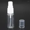 Storage Bottles 200X Empty Clear Plastic Fine Mist Spray With Microfiber Cleaning Cloth 20Ml Refillable Container