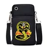 Bag mini vattentät mobiltelefon Cobra mönster läppstift pursar påse för iPhone 12/13 pro max x xr 7 8 plus crossbody