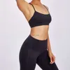 2024SS LL Yoga Kadınlar Strappy Sports Bras Fitness Egzersiz Yastıklı Yoga Bra y Geri yastıklı kırpılmış sütyen üstleri spor koşu gömleği