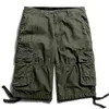 Short homme pur coton excellente qualité été Korte Broek ample grande taille Cargo-shorts-hommes