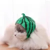 Vestuário para cães Bom boné Múltiplos estilos Chapéu com tema de frutas Pet Cat Chapelaria Super fofo acessório leve