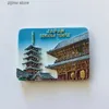 Fridge Magnets Rural Frozen Magnet Tokyo Magnet Travel Resin Fuji Mountain Hokkaido Refrigerant Sticker Souvenir Magnetic Y240322