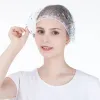 Tools 100 Stück Einweg-Duschhauben aus elastischem Kunststoff, Bade-Haarkappe für Spa, Heimgebrauch, Hotel-Friseursalon-Styling