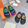 Sandalias adicionales zapatillas de cuero nariz de cerdo segundo tío zapatos pareja canción de la suela gruesa 24 ropa de salida de verano nueva con el mismo cuero genuino tiene logotipo hbitcv