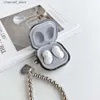 Accessori per auricolari con cordino per Samsung Galaxy Buds Live / FE / Buds 2 PRO Custodia per auricolari placcatura in silicone con custodia portachiavi per Galaxy Buds 2proY240322