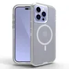 Hot-selling transparent magnetic suction robot anti drop phone case Shockproof Phone Case for iPhone 15 14 13 12 11 Pro Max with OPP bag