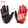 Cykelhandskar BOODUN Män Kvinnor Cykelhandskar Full Finger Gel Motocycle MTB Road Bike Bicycle Riding Mantens Gants Velo Guantes Luva Ciclismo 240322