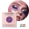 Pressed Face Body Glitter Gel Palette Chunky Mermaid Scale Sparkle Eye Shadow Compact Sequins Colorful Polarized Rave Festival Stage Makeup