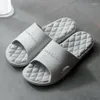 Casual Schoenen Zomer Strand Eva Soft Sole Slide Sandalen Dikkere Indoor Slippers Heren Dames Antislip Bad Badkamer Platform