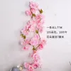 Decorative Flowers Wedding Decoration Cherry Blossoms Artificial Silk Rattan Decorations Home Accessories Decor