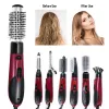 Brushes Hair Dryer & Volumizer Hair Straightener Brush 800W Blow Dryer Hot Air Brush Curling Wand Concentrator Nozzle Comb Hairdryer