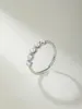 Cluster Rings 925 Sterling Silver 3mm Freshwater Odlat Pearl Ring for Women Elegant smyckespresent