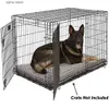 kennels pens Dog bed and Flat noodles pad Grey dog house Free delivery Pet dog accessories Pet bed products suitable for 36 Flat noodles Y240322