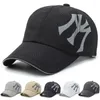 Top kapaklar moda beyzbol şapkası büyük harf benim işlemeli spor erkekler ayarlanabilir güneş hip hop baba rahat
