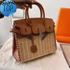 Luxe picknickhandtas Bamboo Handswen 10a L0UULeure diagonale tas B4Y6