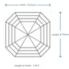 Diamanti sciolti NiceGems 4,05 ct Asscher F Colore VS2 Purezza Taglio eccellente Pietra di diamante coltivata in laboratorio certificata