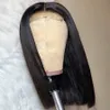 Парики на шнурке Новый парик Боб Hd Фронтальные прямые волосы 13X6 Передние человеческие прозрачные 150 Короткие товары для доставки Dhona