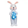 Opblaasbare paashaas Decoraties Easter Rabbit opblaasbaar speelgoed voor feest buiten de huizentuin Decor voor volwassenen