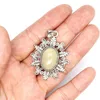 Pingente colares cura oval pedra natural pingentes branco amarelo ágata cabochão retro charme reiki quartzo cristal jóias para mulheres menina