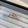 anello d'amore anelli d'oro anelli da uomo Anello di design di alta qualità Anello cuore anello gioielli di moda uomo virtù anelli di promessa di matrimonio per donna regalo di anniversario Regalo di San Valentino
