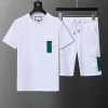 Polos camiseta para hombre chándales verano casual moda diseñador tracksuitsr tops hombres jogging ropa deportiva transpirable camiseta + pantalones cortos traje de dos piezas M-3XL