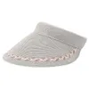 2024 Yeni Hip Hat Şapka Tatil Tarzı Güneşlik Açık Top Hat Boş Zaman Moda Nefes Alabilir Hasır Şapka