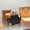 Luxe classique Valisette Tresor bijoux sacs de coffre boîte dure vieille fleur mode sac à bandoulière en cuir concepteur femmes stockage sac à bandoulière fourre-tout hommes boîte à bijoux