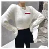 Dames truien vrouw turtlenck dames trui shortstijl sweatshirts dame slanke hoodie gebreide shirt drop levering kleding kleding otyed otyed