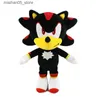 Plüschpuppen Sonic Plüschtier Shadow Amy Rose Plüschpuppe Zeichentrickfigur Miles Power Dr. Eggman Puppe Kinderspielzeug Geburtstagsgeschenk Q240322