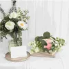 Decorative Flowers Garland Decoration Rings Party Wreath Wreaths Eucalyptus For Pillars Pe Farmhouse Plants Artificial Hanging