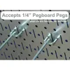 التحكم في الجدار 30-P-3232GV Gaanized Steel Pegboard Pack