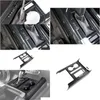 Other Interior Accessories For F150 Abs Carbon Fiber Center Console Gear Shift Cup Holder Trim Ford Drop Delivery Automobiles Motorcyc Otrhb