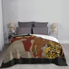 Blankets Gustav Klimt Freyas Blanket Fleece Classical Art Super Warm Throw For Bedroom Sofa Bedspread