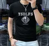 Popular Designer polo shirt Summer men shirts letters Luxury Men's Casual polo shirt Business tee England Style Shirts Man Tops Asian
