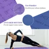 TPE Yoga Mat 183cm*61см Анти-Спортивный Фитнес Мат для упражнений для упражнений и пилатеса гимнастики коврик для фитнеса 240322