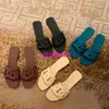 Aloha kauçuk sandalet bayan terlikleri el yapımı özel düz tabanlı domuz burun kauçuk jöle terlikleri çoklu plaj terlikleri giyen kadınlar için logoya sahip hbfu5t