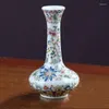 Vasi 2024 Jingdezhen Ceramica Decorazione Soggiorno Disposizione dei fiori Casa moderna Semplice Mobile TV Regalo di Natale